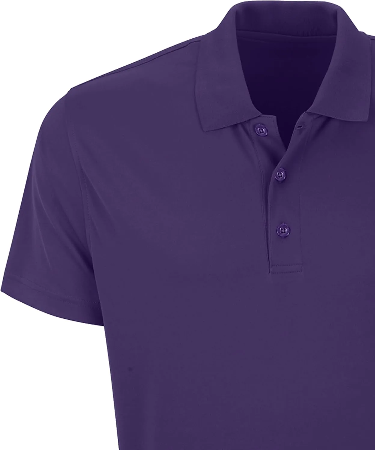 Men's Collegiate Premium Moisture Wicking Team Color Icon Polo