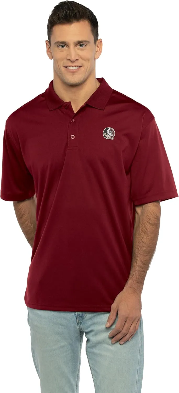 Men's Collegiate Premium Moisture Wicking Team Color Icon Polo