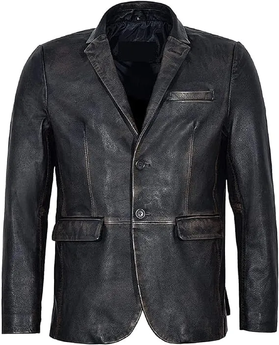 Mens Distressed Real Leather Messenger Bag | Vintage Design Leather Laptop Bag For Mens