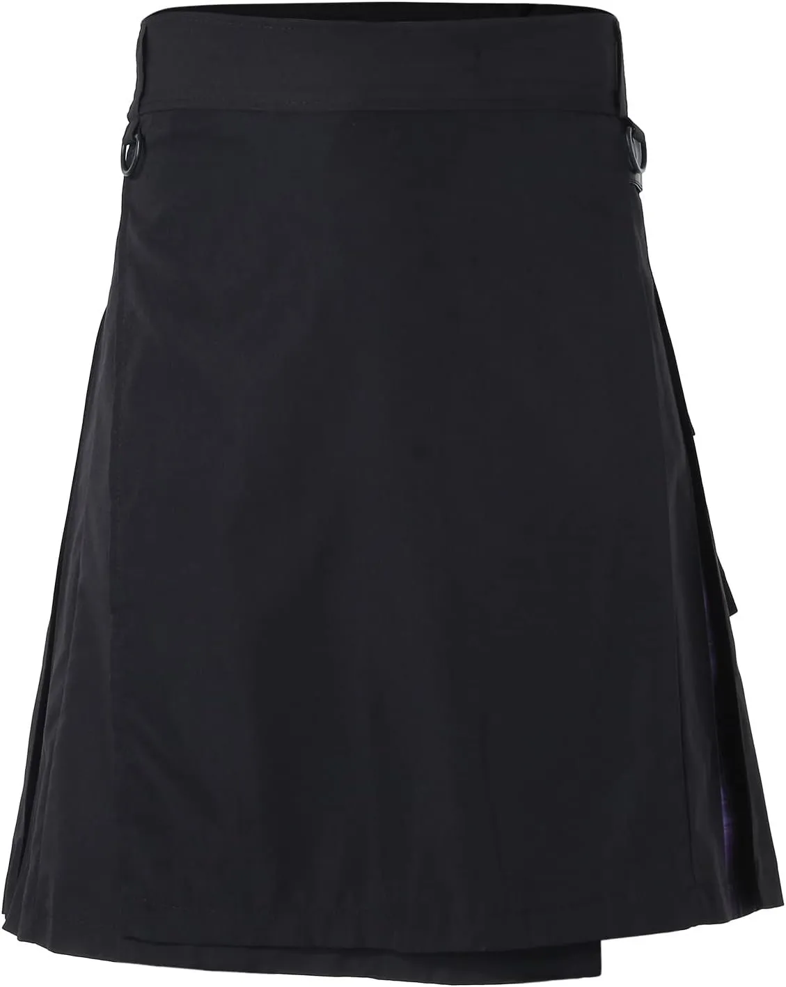 Mens Kilts Shorts Scottish Utility Pleated Plaid Skirts Modern Jeans Tartan Hybrid Kilt Vintage Gothic Kendo Costume