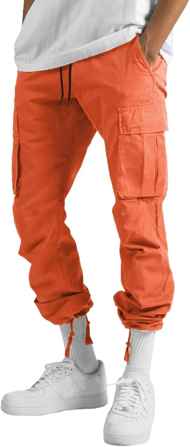 Men's Pants Casual Plus Size Cargo Trousers Parachute Cargo Pants for Men Mens Tan Corduroy Trousers Mens Yellow Dress Pants