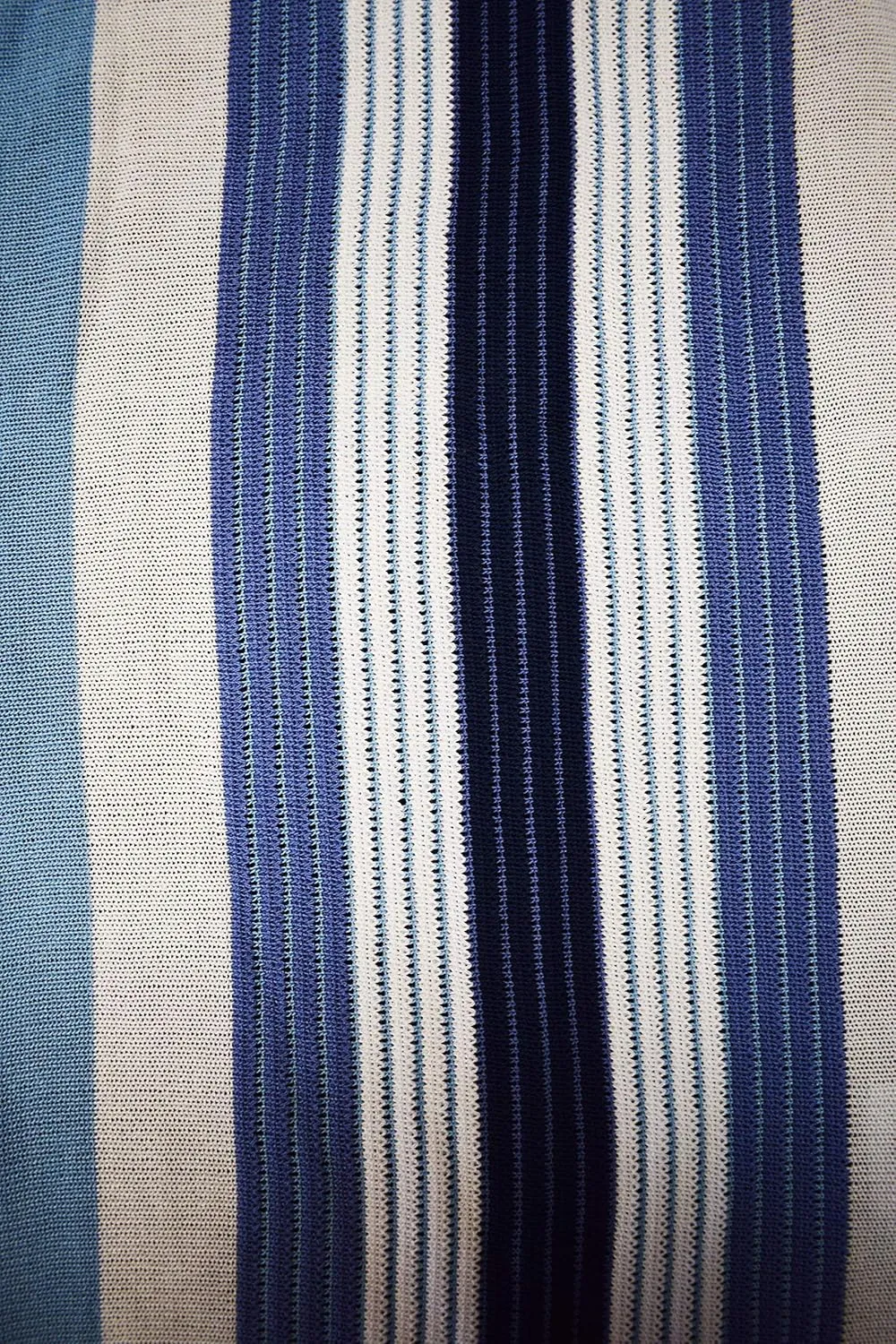 Mens Short Sleeve Knit Sports Shirt - Modern Polo Vintage Classics: Multi Stripes