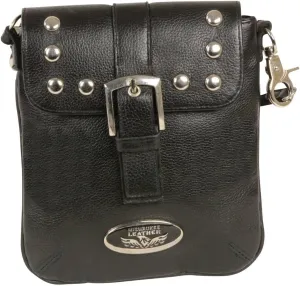 Milwaukee Leather Women's Premium Leather Fashion Shoulder/Waist Bag