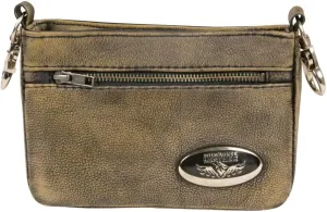 Milwaukee Leather Women's Premium Leather Fashion Shoulder/Waist Bag