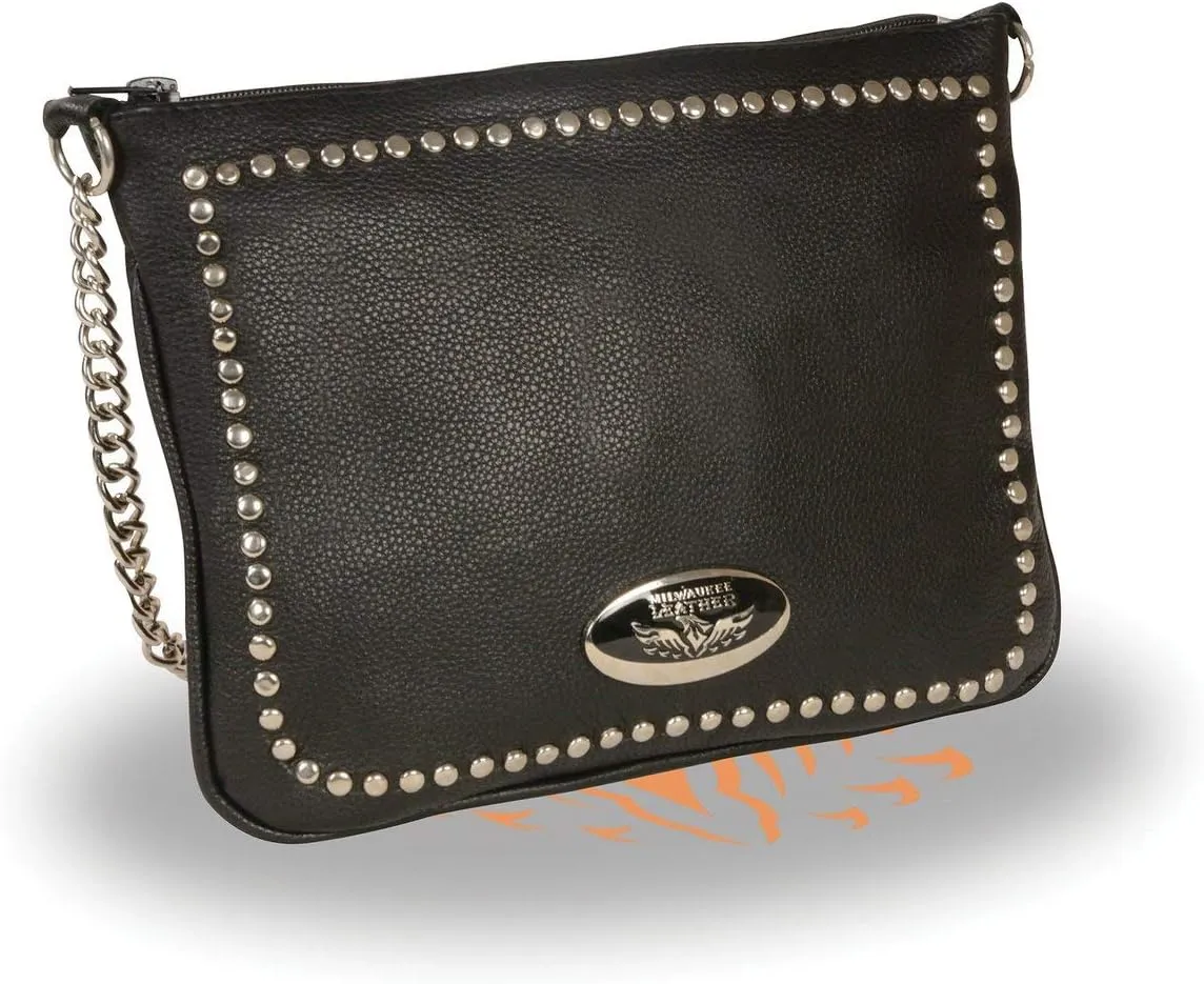 Milwaukee Leather Women's Premium Leather Fashion Shoulder/Waist Bag