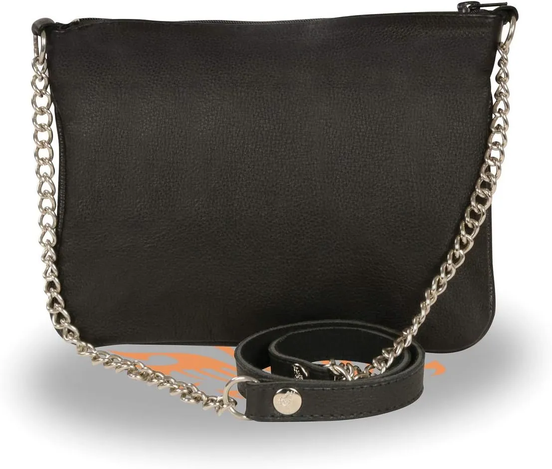 Milwaukee Leather Women's Premium Leather Fashion Shoulder/Waist Bag