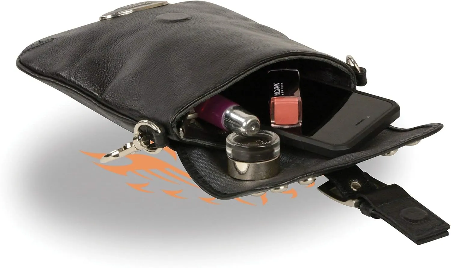 Milwaukee Leather Women's Premium Leather Fashion Shoulder/Waist Bag