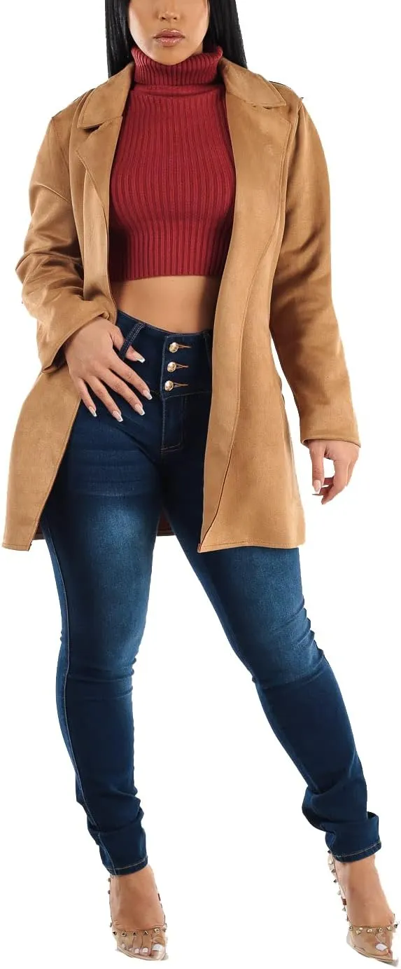Moda Xpress Butt Lifting Skinny Jeans for Women - High Waisted Levanta Cola Push Up Jeans