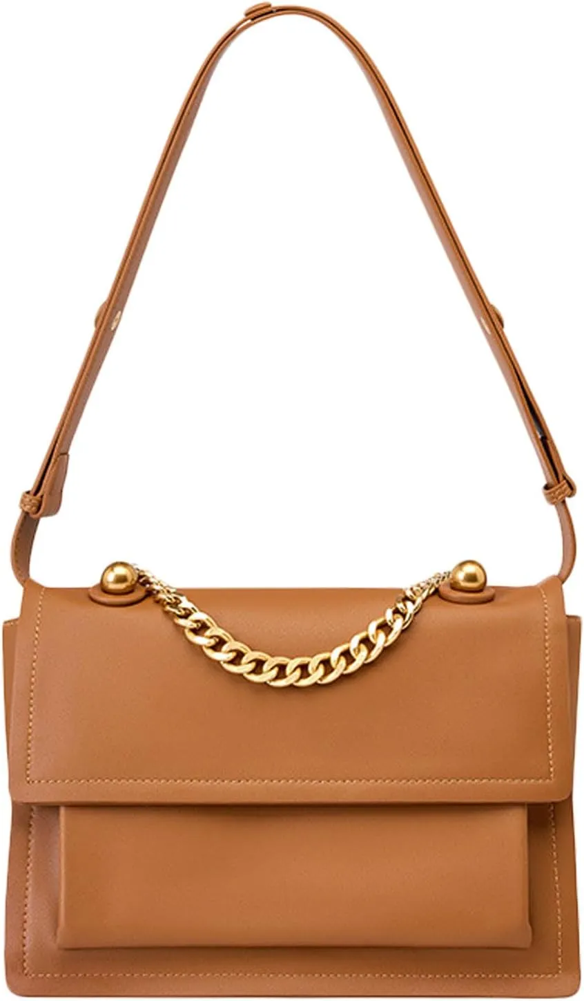 Modern Designer Shoulder Bag for Women Medium Leather Messenger Bags Elegant Hobo Bag Handbag for Ladies