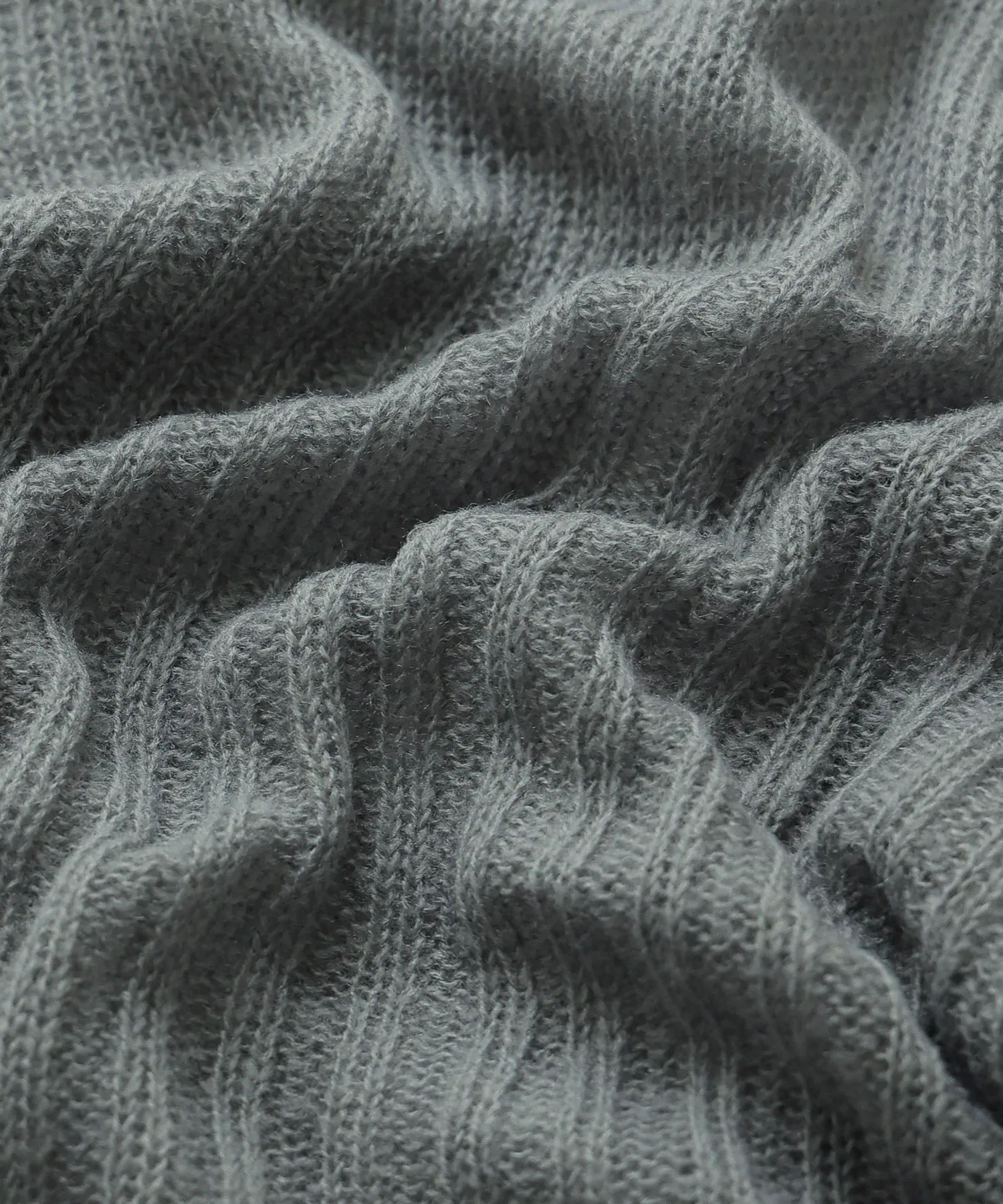 Mohair touch collared knit cardigan