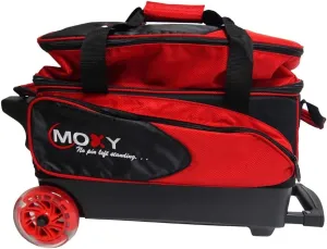 Moxy Blade Premium Double Roller Bowling Bag- Red