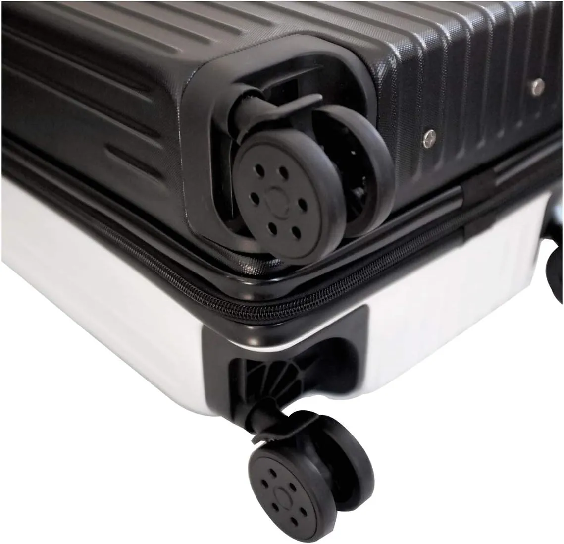 NCAA Two-Tone Premium Carry-On Hardcase Luggage Spinner
