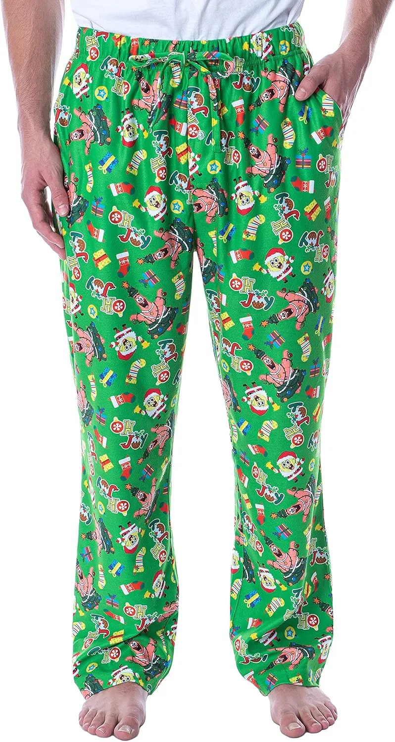 Nickelodeon Mens' SpongeBob SquarePants Oh Joy Loungewear Pajama Pants