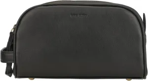 Premium Leather Toiletry Bag  Premium Dopp Kit, Shaving Kit, Travel Pouch, Bathroom Kit, Leather Cosmetic Travel Bag for Men and Women
