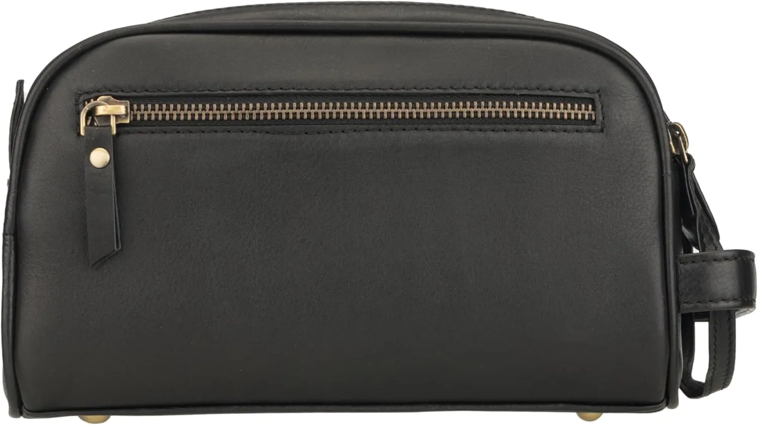 Premium Leather Toiletry Bag  Premium Dopp Kit, Shaving Kit, Travel Pouch, Bathroom Kit, Leather Cosmetic Travel Bag for Men and Women
