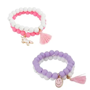 Pretty Pastel Soft Touch Bracelets