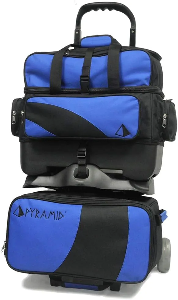 Pyramid Path Premium Deluxe 4 Ball Roller Black/Royal Blue