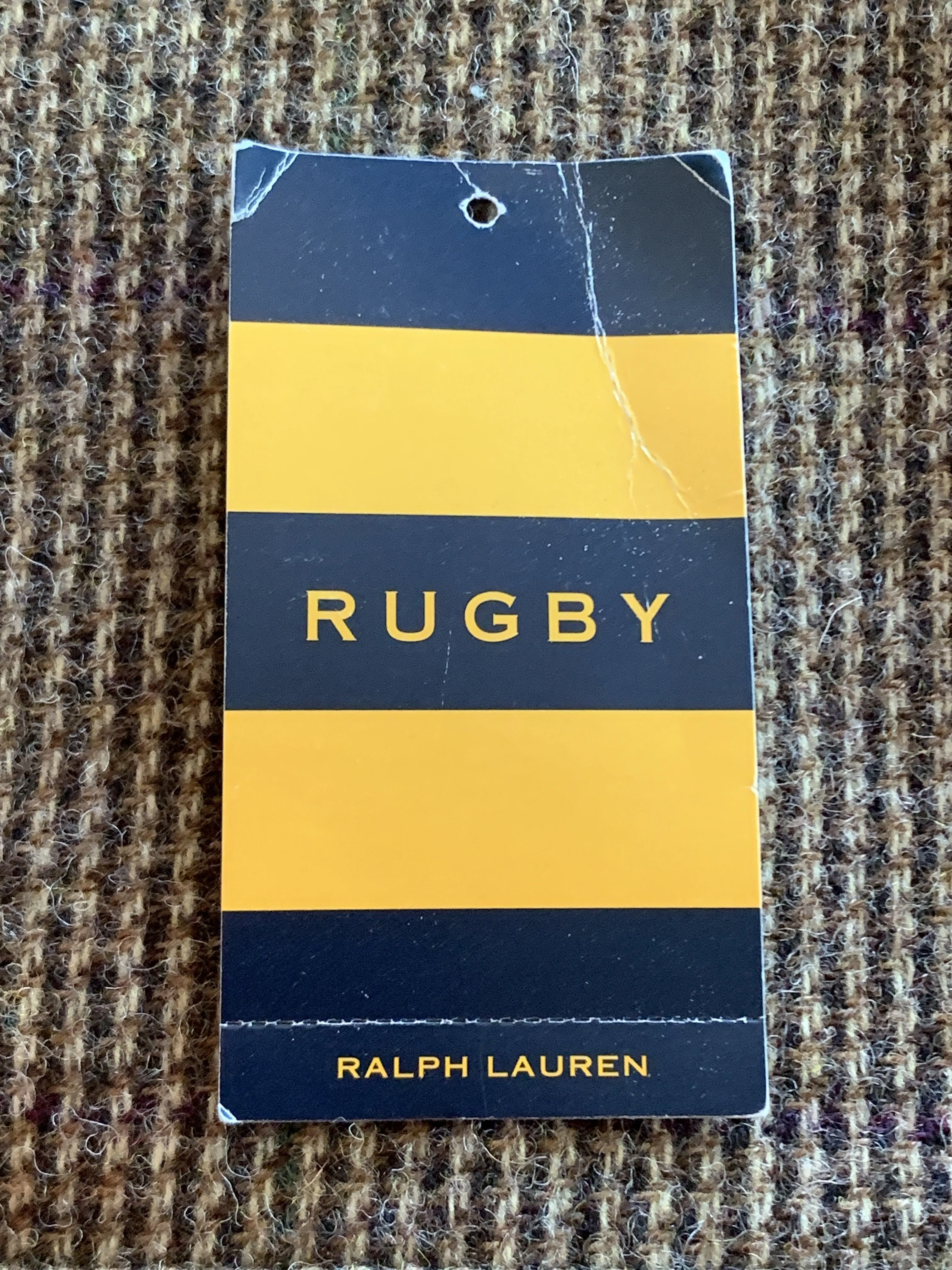 "Rugby Ralph Lauren Tweed Run Shooting Vest" Sz: XL (NWT) (SOLD)