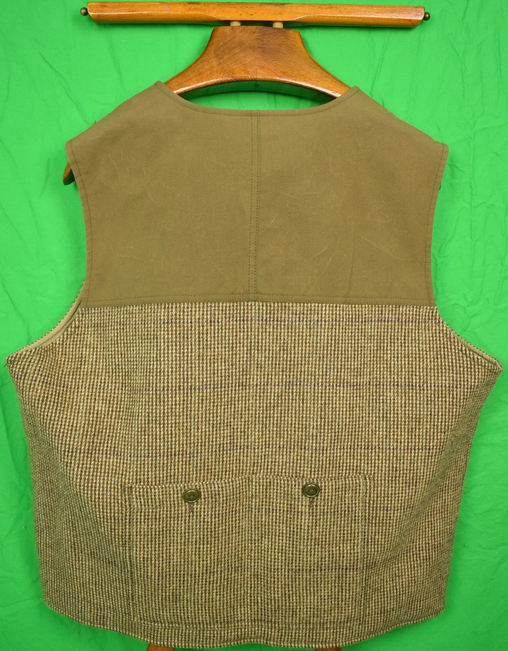 "Rugby Ralph Lauren Tweed Run Shooting Vest" Sz: XL (NWT) (SOLD)