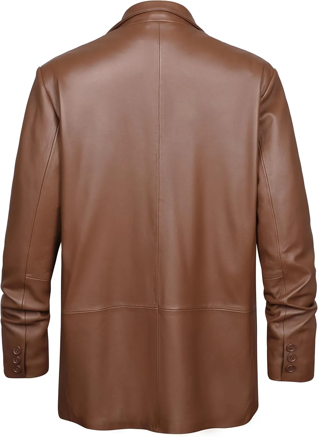 REED Men's Premium Lamb Skin Leather Blazer (Imported)