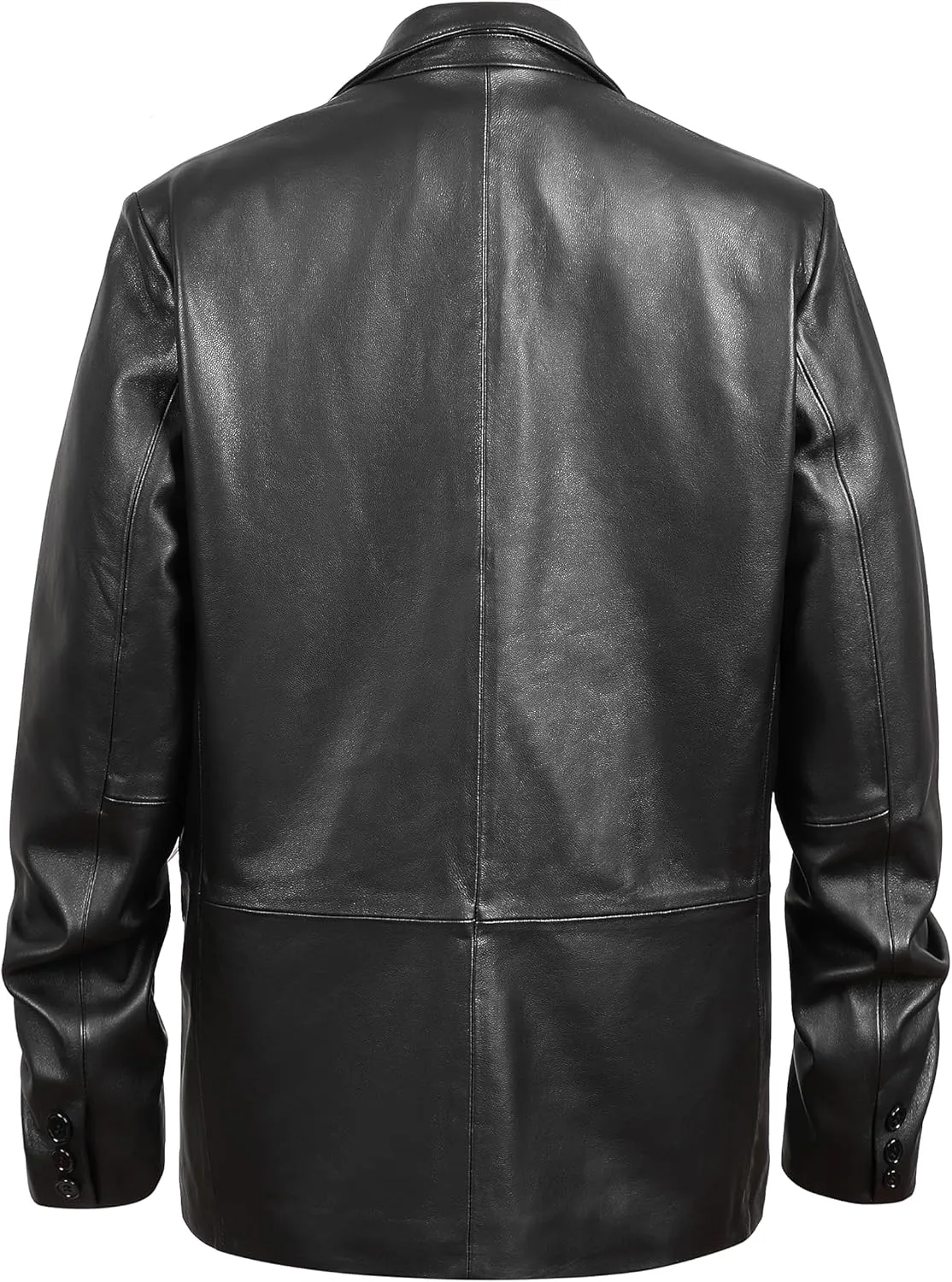 REED Men's Premium Lamb Skin Leather Blazer (Imported)