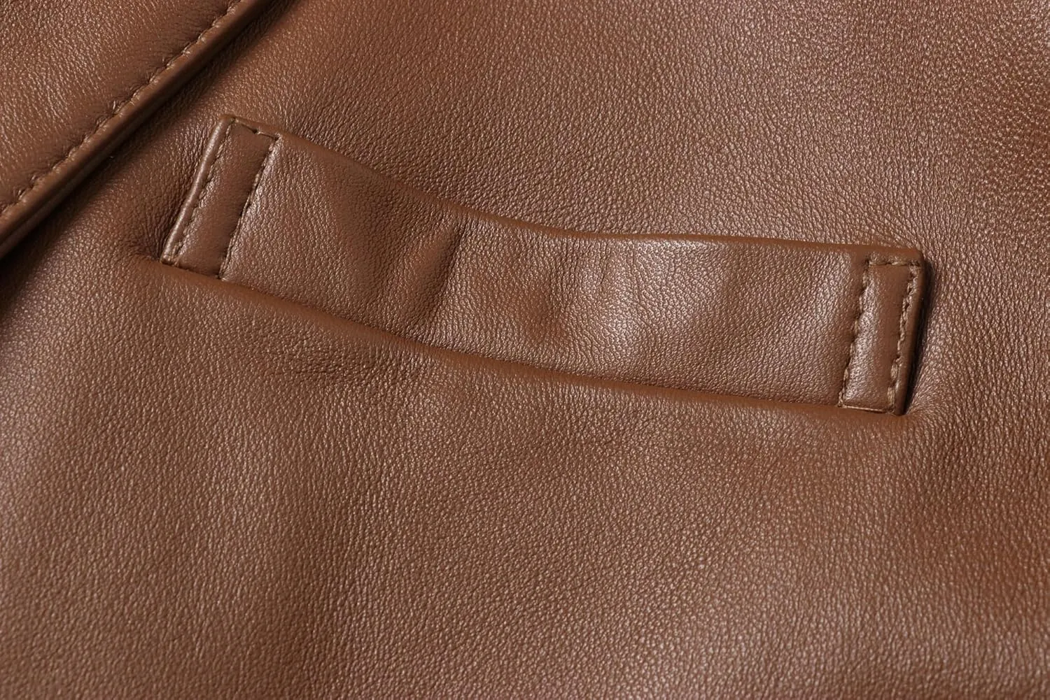 REED Men's Premium Lamb Skin Leather Blazer (Imported)