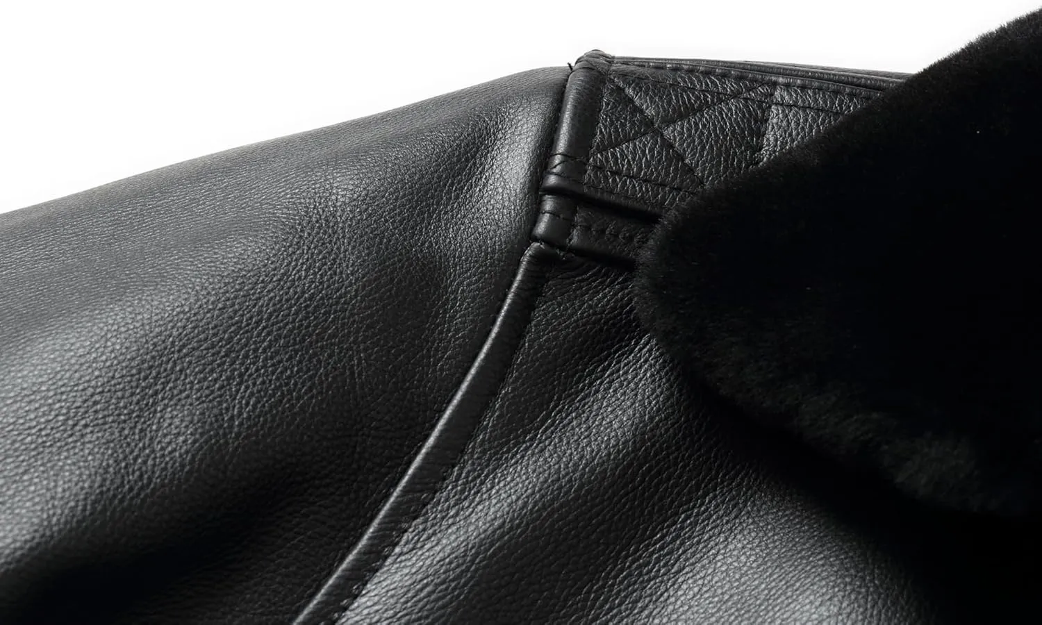 REED Men's Premium Leather Aviator Bomber Jacket