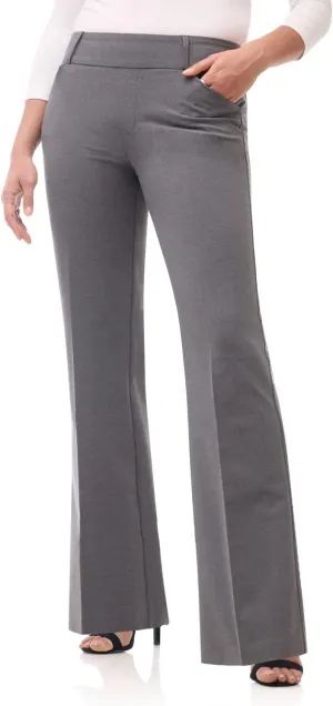 Rekucci Women's Smart Stretch Desk to Dinner Wide Leg Pull-On Pant