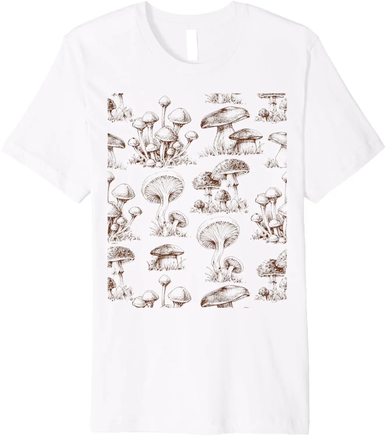 Reusable Shopping Bag Vintage Mushroom Graphic Premium T-Shirt