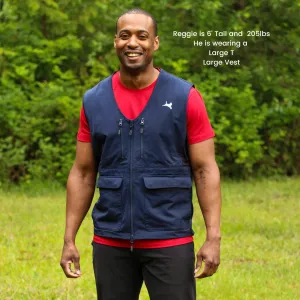 Ruffdog COLA Lightweight Dog Trainer Vest NAVY SAVE 40%