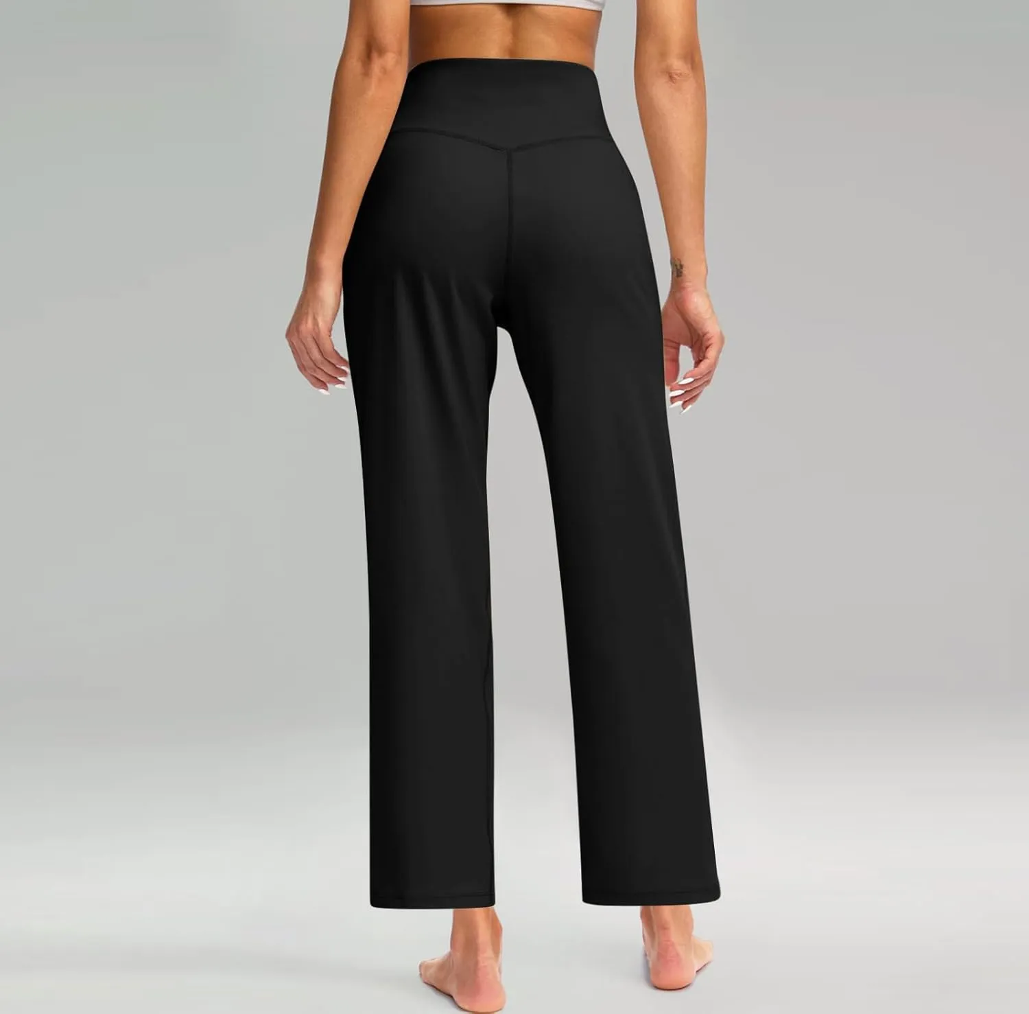 Scrub Pants for Women, Lounge Summer Casual High Waisted Sweatpants Baggy with