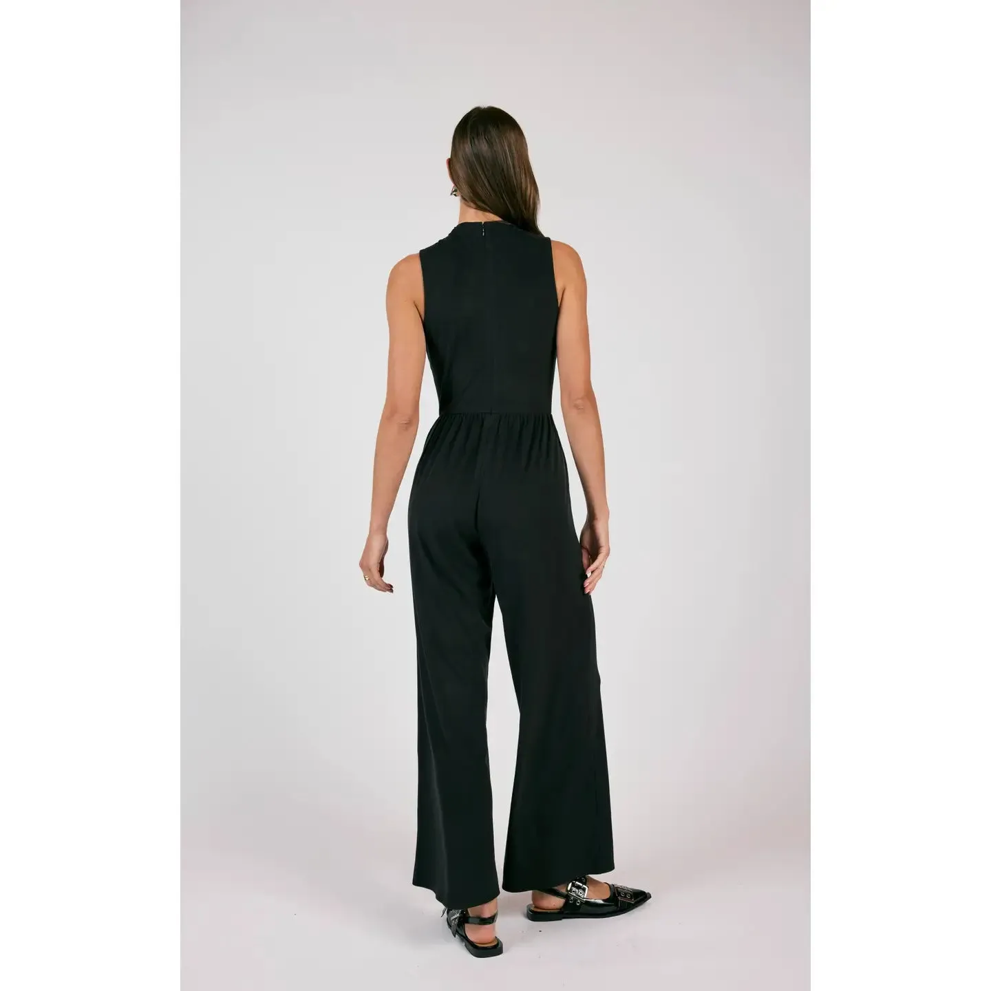 See Me Now Corset Knit Jumpsuit
