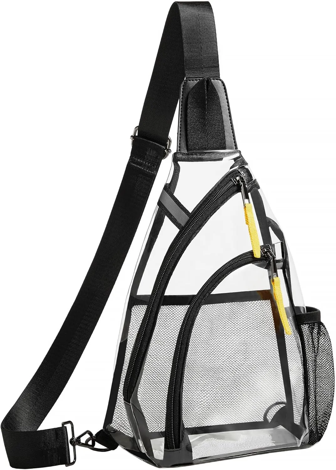 Shrrie Clear Bag for Stadium Events Transparent Crossbody Bag Clear Purse for Women&Men-Stadium Approved, Concerts&Sports