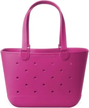 Simple Modern Large Beach Bag | Waterproof Getaway Rubber Tote with Zipper Pocket for Travel, Pool, Boat, Groceries, Sports | Zinnia