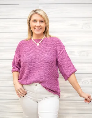 Simply Overjoyed Knit Top