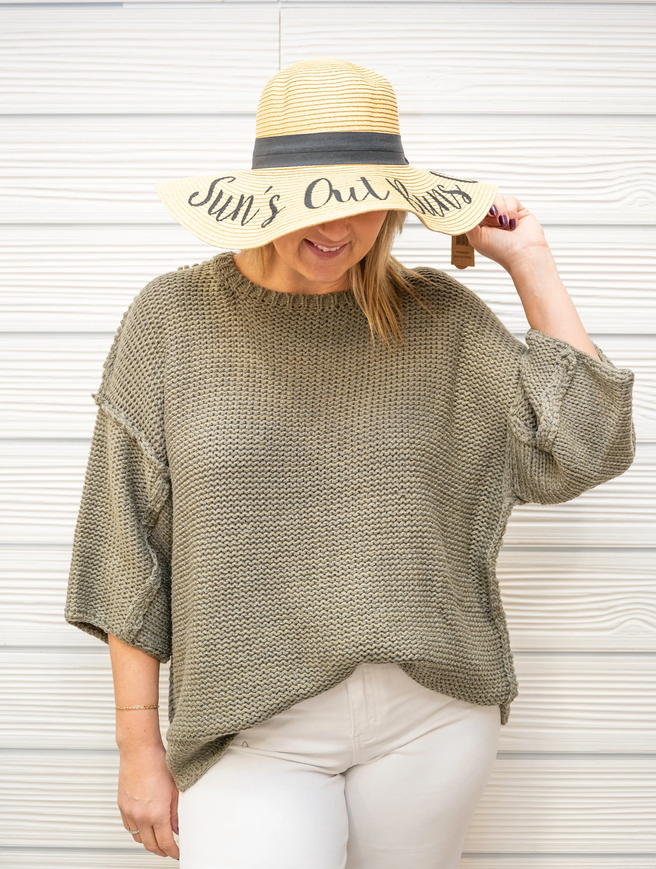 Simply Overjoyed Knit Top