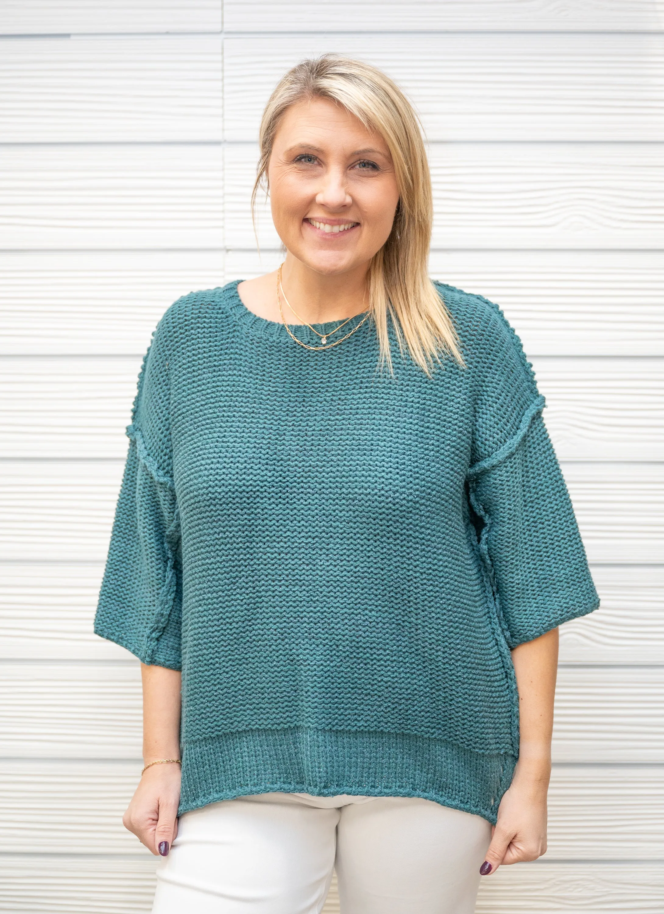 Simply Overjoyed Knit Top