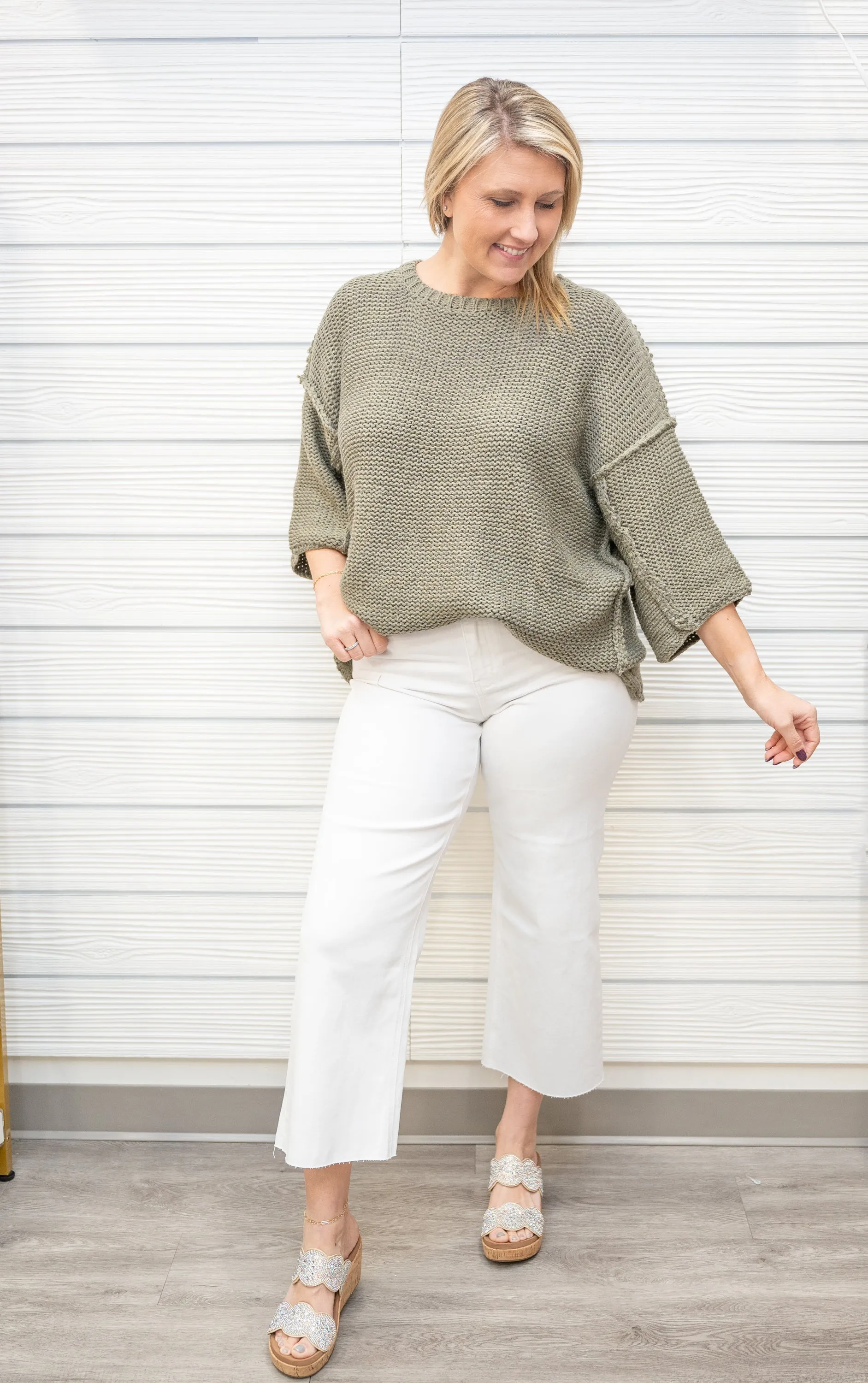 Simply Overjoyed Knit Top