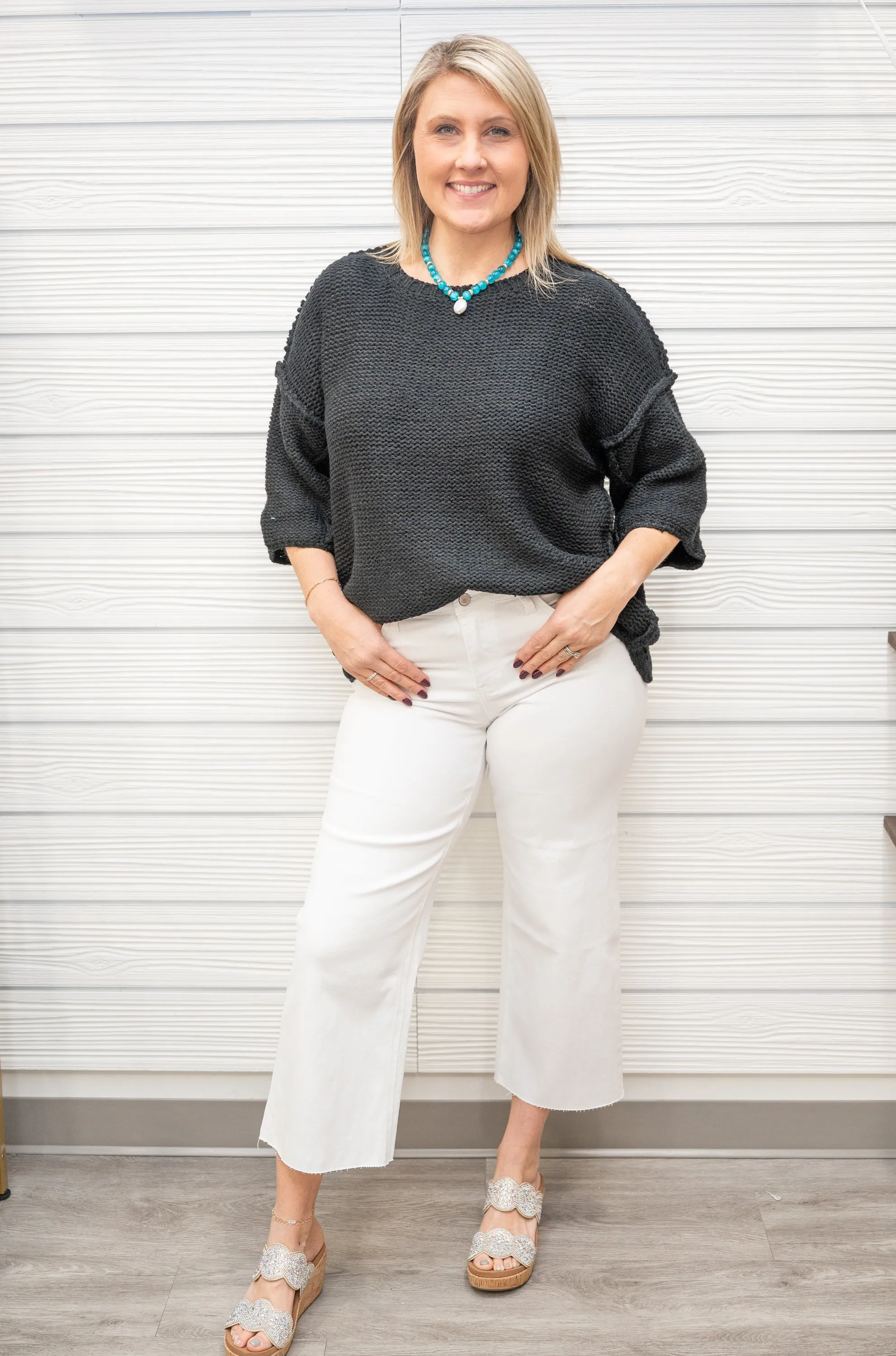 Simply Overjoyed Knit Top