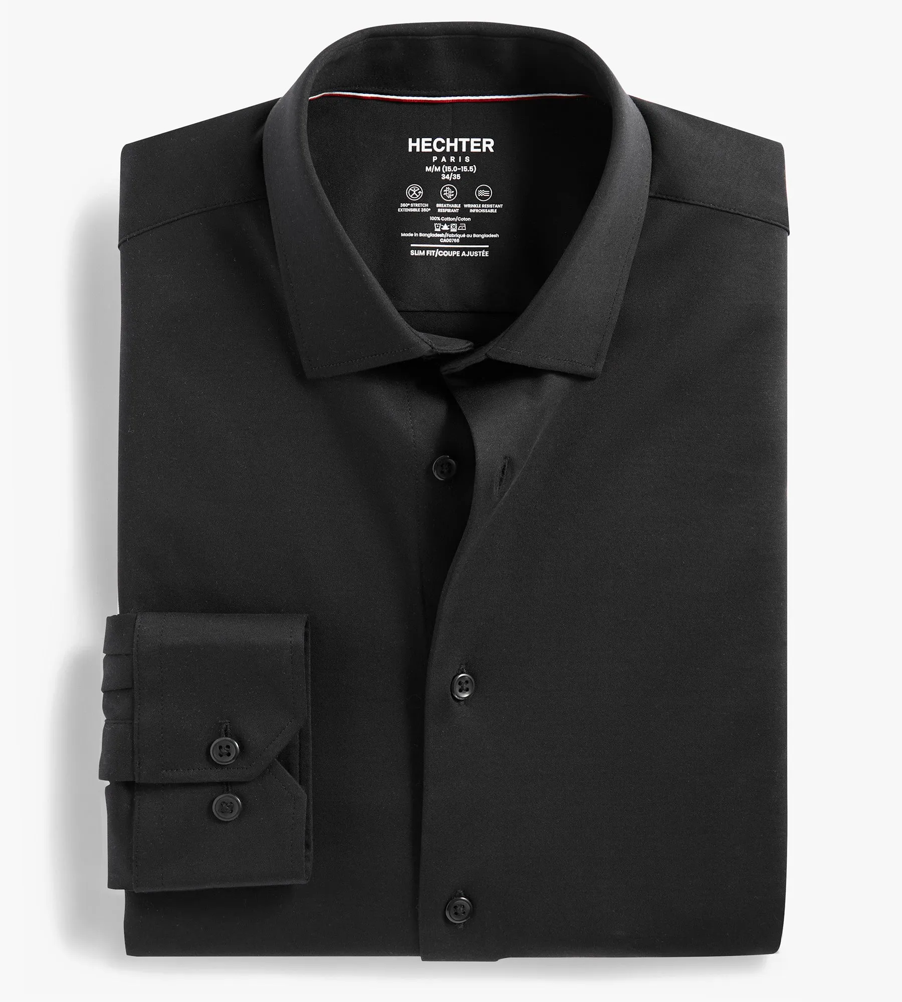 Slim Fit 360 Stretch Knit Non-Iron Soft Touch Jersey Dress Shirt