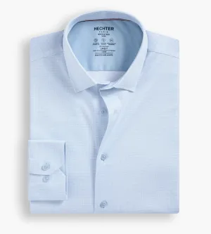 Slim Fit 360 Stretch Soft Touch Geo Print Jersey Dress Shirt
