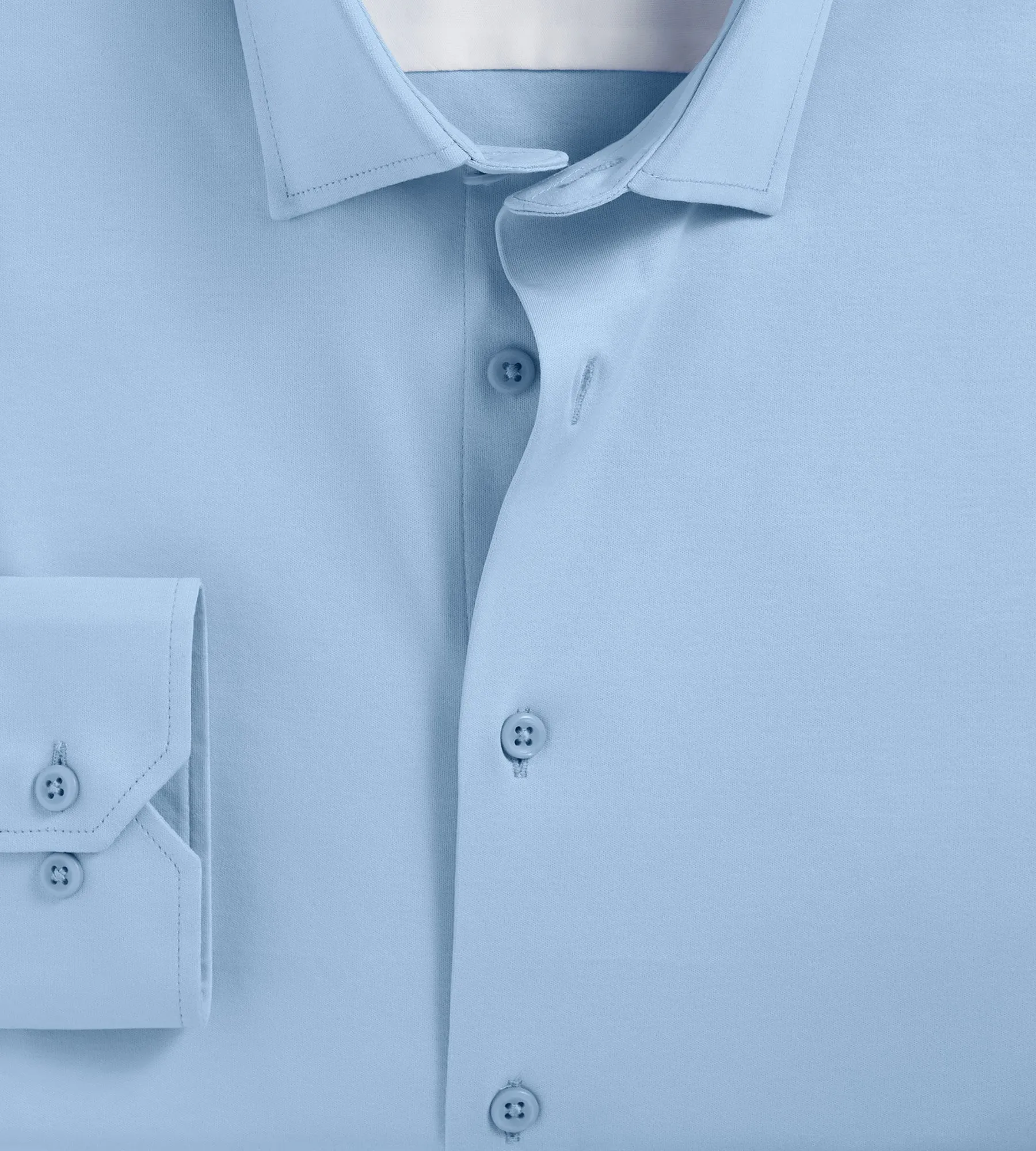 Slim Fit 360 Stretch Soft Touch Jersey Dress Shirt