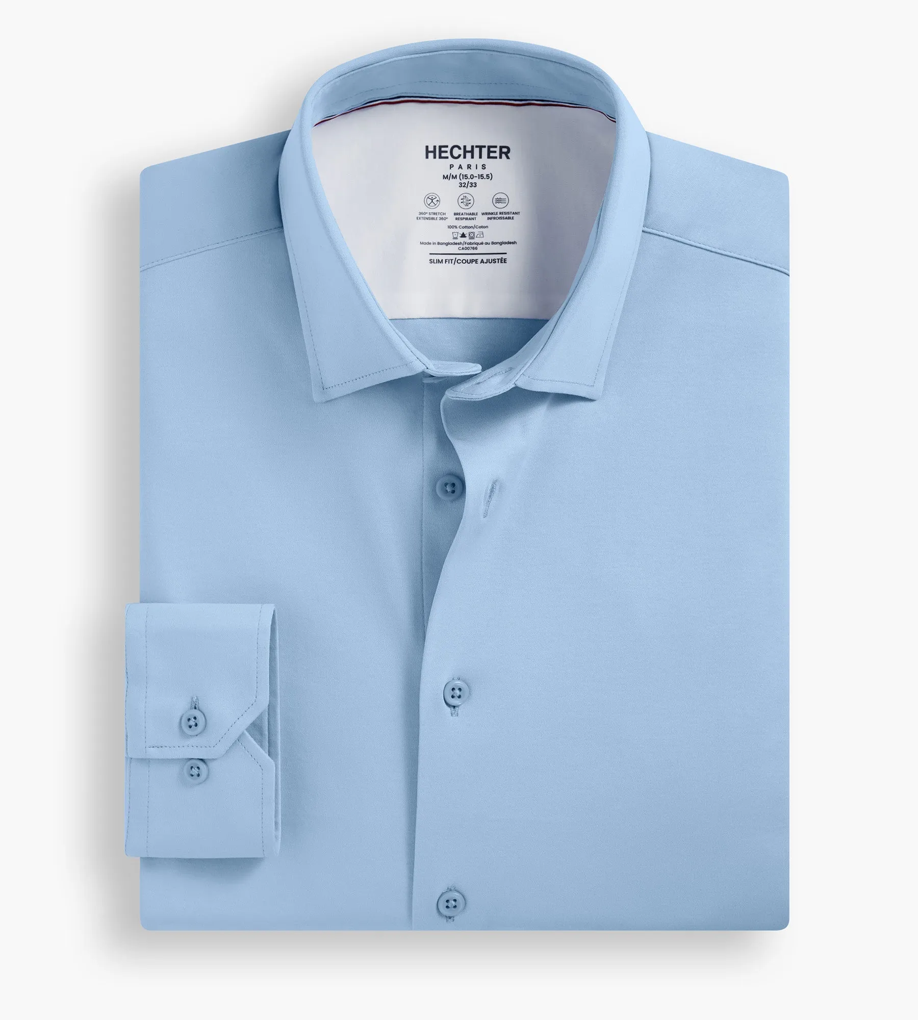 Slim Fit 360 Stretch Soft Touch Jersey Dress Shirt