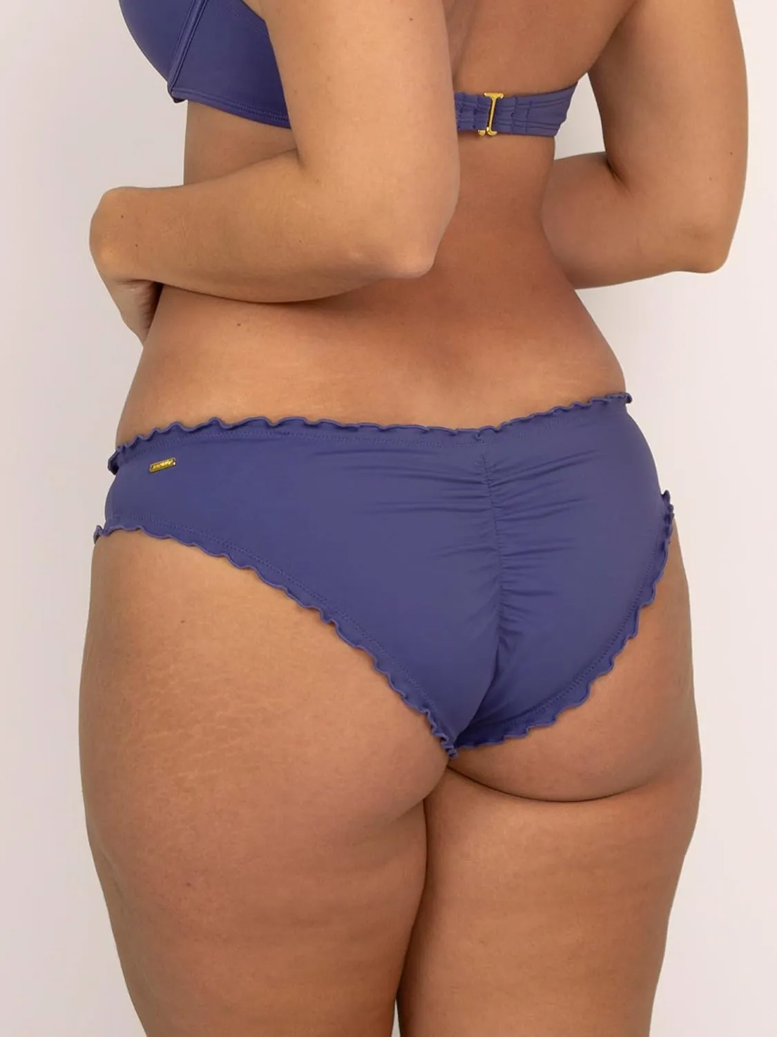 Smart & Sexy Women's Ruffled Swimwear Bikini Bottom  Ruched Back for Shaping and Style