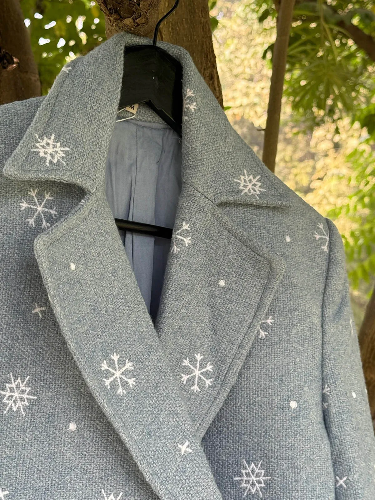 Snowflake Coat with Muffler