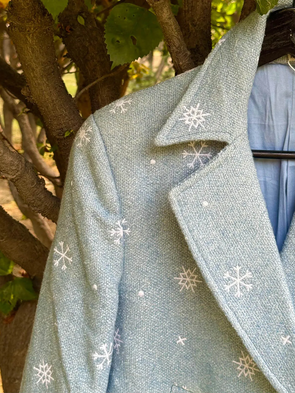 Snowflake Coat with Muffler