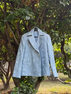Snowflake Coat with Muffler