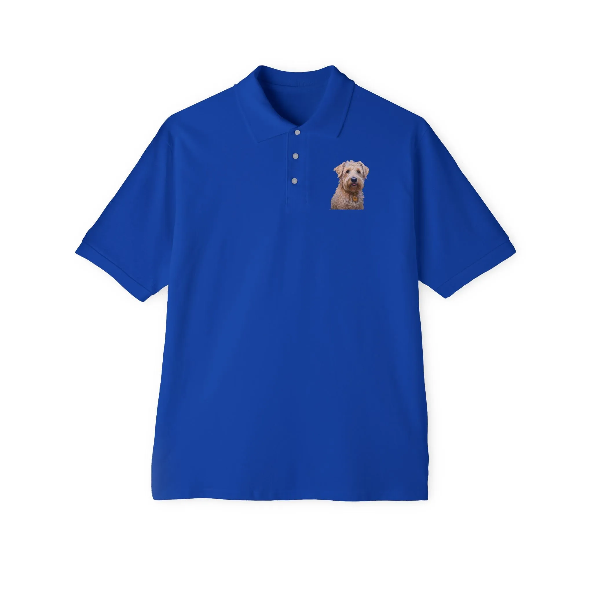 Soft Coated Wheaten Terrier - Men's Piqu Polo Shirt