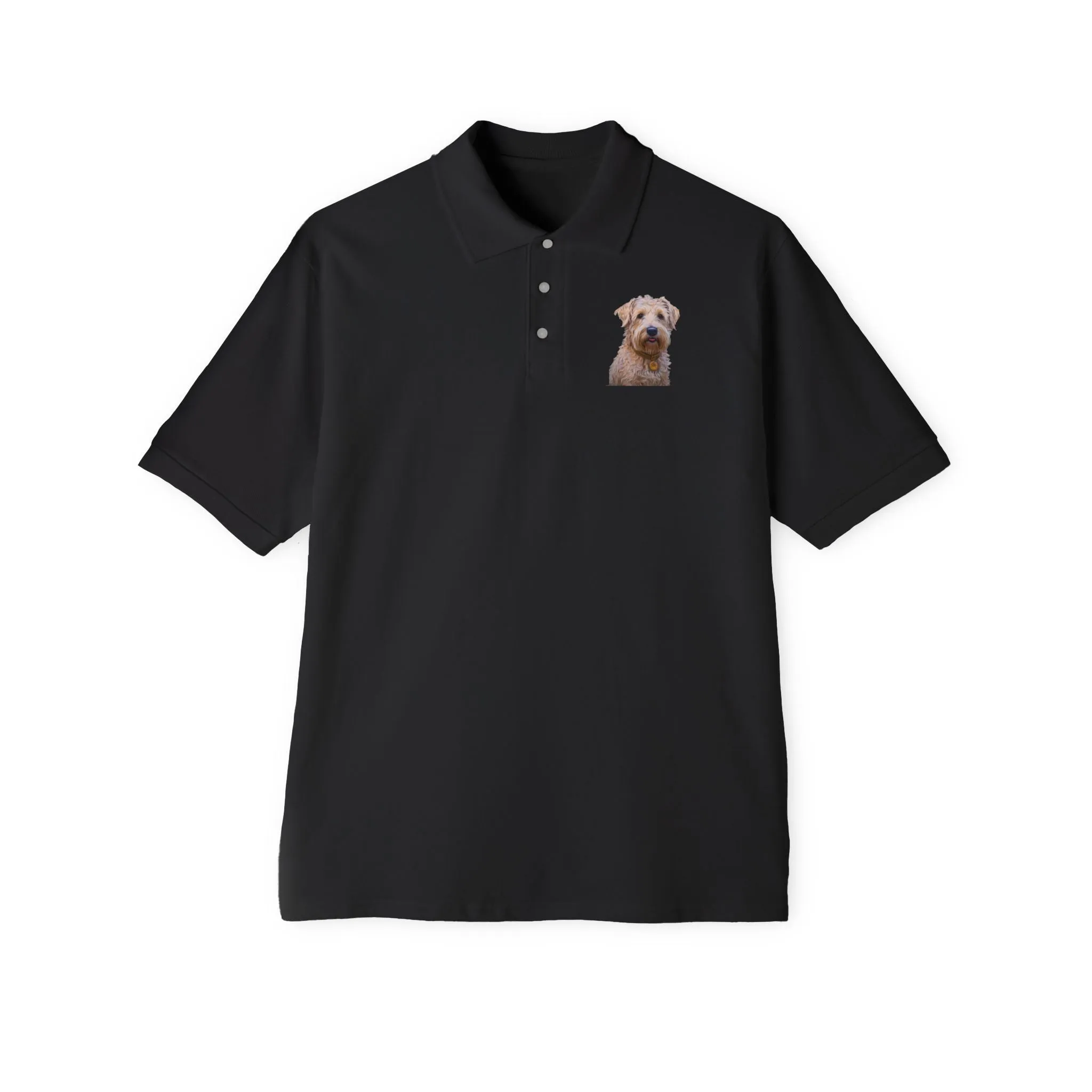 Soft Coated Wheaten Terrier - Men's Piqu Polo Shirt