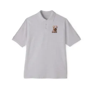 Soft Coated Wheaten Terrier - Men's Piqu Polo Shirt